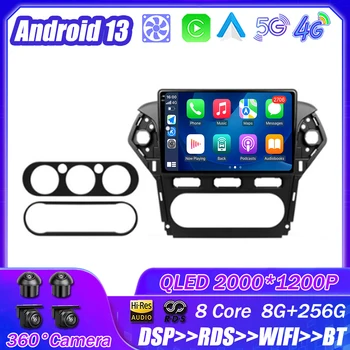 Android 13 Pre Ford Mondeo 4 2010 - 2014, Auto Rádio Multimediálny Prehrávač Navigáciu Stereo GPS Auto Hlavu Jednotka Č 2Din WIFI 5G DSP