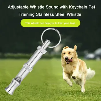 Nastaviteľné Pet Psov Výcvik Whistle Domáce Zvieratá Disciplíny Dodávky Prestať Štekať Ultrazvukové Zvuk Flauty Tichý Whistle Kontroly Nástrojov