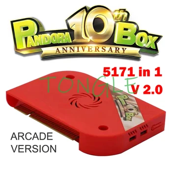 Nová Verzia 2.0 Arcade Domov Rady Pandora Box 10. 5171 V 1 Pre 2 Hráčov Terminálu Kompletný