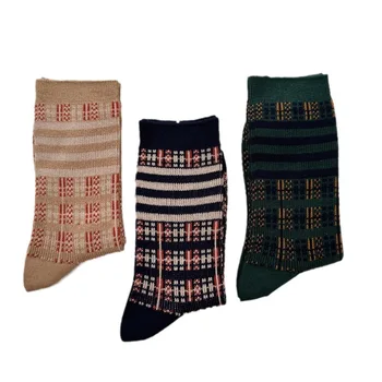 Roztomilý dámske Ponožky Bavlna Tlačené Prúžok Priedušná Japonskej Módy Bežné Jeseň v Zime Teplé Zábavné Ponožky Bavlna