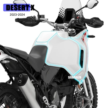 Pre Ducati PÚŠTI X DESERTX Nové Motocyklové Príslušenstvo Transparentné Nálepky TPU Auto Oblečenie Plné Farby ochranný Film Súpravy