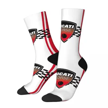 V Zime Teplé Zábavné Unisex Racing Sport Ducatis Supermoto Ponožky Absorpciu Potu Športové Ponožky