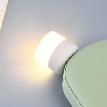 Mini USB Konektor Lampy Prenosné 5V Ochrana Očí Knihy Svetlo Pre Počítač Mobilné energetické Nabíjanie USB Malé LED Nočné Svetlo