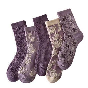 10 Párov Žien Pribrala Teplé Ponožky Tvárny Non-Obaľovanie Mäkké Bavlnené Ponožky pre Nakupovanie, Stanovanie Prechádzky