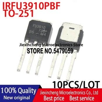 10PCS IRFU3910 FU3910 IRFU3910PBF NA-251 100V16A MOSFET Nový, originálny