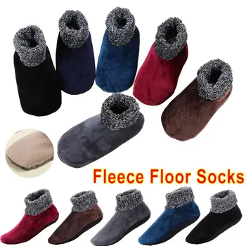 Zahustiť Poschodí Ponožky Zimné, Jesenné Teplé Tvárny Tepelnej Ponožky Pohodlné Fleece Fleece Ponožky Ženy Muži