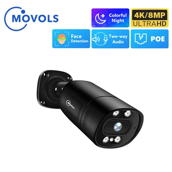 Movols 4MP/4K kamerový Bezpečnostný POE Kamera pre XMEYE Systému, Podpora Onvif