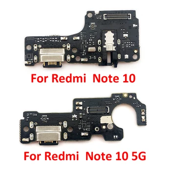 Pre Xiao Redmi Poznámka 10 5 G Pro 10s Nabíjanie pomocou pripojenia USB Nabíjací Port Konektor Doku Flex Kábel, Náhradný Diel Pre Redmi Poznámka 10 Pro