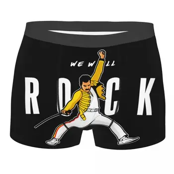 Male Móda Freddie Mercury Rock Pop Music Bielizeň Boxer Nohavičky Priedušná Šortky, Nohavičky Spodky