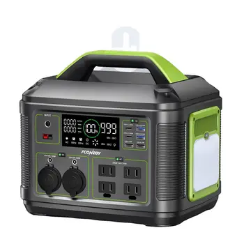 Nový Produkt Núdzové AC 110V 220V 600W Prenosný Generátor Lítiové Batérie Banka Outdoor Camping elektráreň