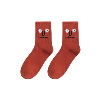 Vtipné Vyjadrenie Ponožky Ženy Žakárové Osobnosti Bavlna pánske Ponožky Hip-pop Radi Zábavu Unisex Posádky Calcetines Krátke Ponožky