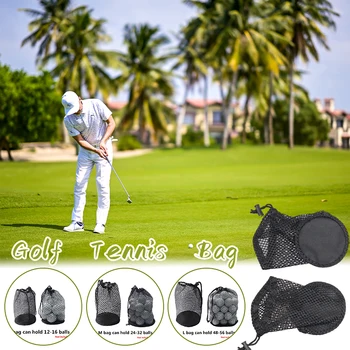 Golf Loptu Výkon Vrecka Šnúrkou Puzdro Tašky Golf Storege Taška Golf Pletivo Vaku Nový Golf Ball Bag Skladovanie Príslušenstvo