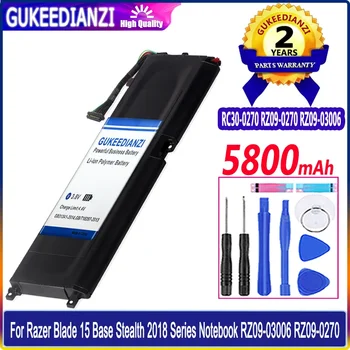 GUKEEDIANZI Batérie pre Razer Notebook RZ09-03006 RZ09-0270 RZ09-02705E75-R3U1 Čepeľ 15 Blade15 Base Stealth Série 2018