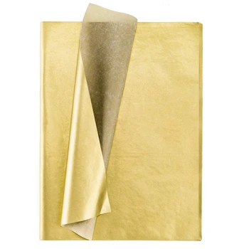 Zlato hodvábneho Papiera, 300 Listov Kovové materiály, Baliaci Papier, Na Narodeninovej oslavy,Výročie, Valentín Dekorácie