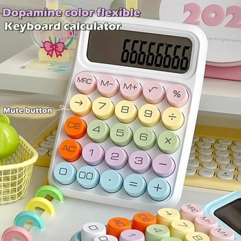 Vedecká Kalkulačka Kawaii Dopamin Farba výpočty Matematika Učebné Papiernictvo kórejský Školské potreby Darčeky pre Študentov