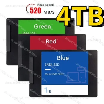 Prenosné vysoká rýchlosť SSD 4TB 2,5 Palca 2TB Sata III Pevný Disk Pre Prenosné Micro Ploche Počítača 1 TB Interné ssd Pevný Disk