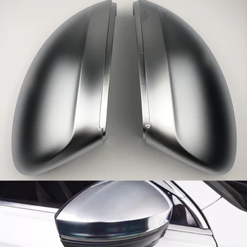 Spätné Bočné Krídlo Zrkadlo Pokrytie Čiapky Pre VW Tiguan Allspace L MK2 2017 2018 2019 2020 Nahradenie Matný Chróm