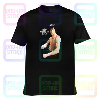 2000S Bruce Lee Nákova T-tričko Tee Tričko Vzácne Tlače Lumbálna Streetwear