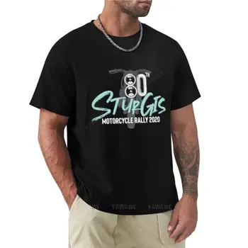 80. Sturgis v Južnej Dakote Motocykel Rally T-Shirt letné šaty plus veľkosť tričká heavy weight t košele pre mužov