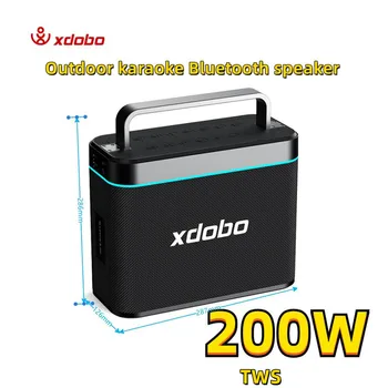XDOBO Pravdu 200W Bluetooth Karaoke All-in-one Karaoke Mikrofón Bluetooth Reproduktor Pravdu Caixa De Zvuk Bluetooth Rodinnú oslavu