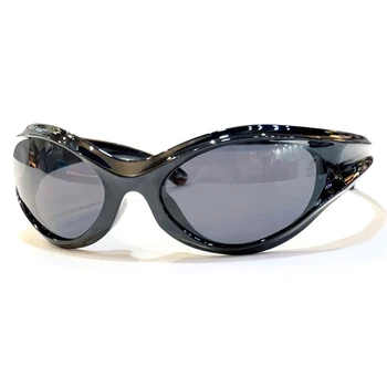 Oválne slnečné Okuliare pre Ženy, Mužov Značky Dizajnér Vysokej Kvality Acetát Rám Gradient UV400 Objektív Odtiene Oculos De Sol