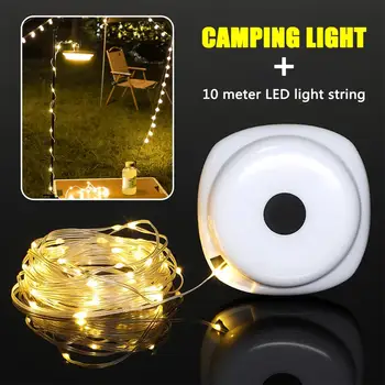 Multifunkčné Prenosné Camping Svetlo Vonkajší Stan Dekorácie LED Svetla Reťazec Na Dvore, Turistiku, Camping