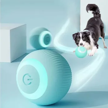 Inteligentné Hračky pre Psa Elektrické Šteňa Loptu Hračky Pre Mačky Malé Psy Zábavné Auto Rolling Loptu Samostatne sa pohybujúcich Šteňa Hry, Hračky Pet Príslušenstvo