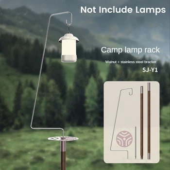 Outdoor Camping Lampa Pól Camping Ľahké Stojan Prenosné Úložiská Svetlo Držiak Skladacie Ľahké Stojan