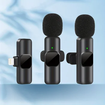 K9 Bezdrôtový Lavalier Mikrofón pre Live Rozhovor Inteligentnej Redukcie Šumu Monitorovanie Ozvena Bluetooth Lavalier 2023