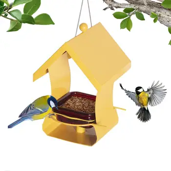 Vták Feeder Dom-Tvaru Visí Vtáčie Krmítko Zábradlie Dizajn Kolibrík Potravín Feeder jaulas para pájaros
