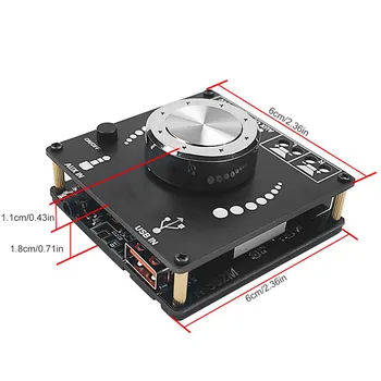 Mini Zosilňovač Bluetooth 5 0 Digitálny Audio Zosilňovač DIY Bezdrôtové Stereo Zosilňovač Modul