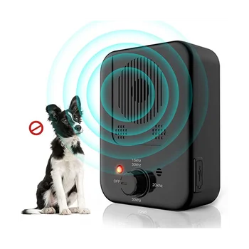Anti Štekať Zariadenie,3 Úrovne Sonic Kôry Odstrašujúci Dog Barking Ovládacie Zariadenia,33Ft Dog Barking Odstrašujúci Ultrazvukové