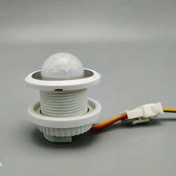 Zapnutie svetla Detektor PIR Senzor LED Smart Switch 110V 220V PIR Infračervený Snímač Pohybu Prepnúť Auto On Off