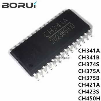 Nový, Originálny CH341A CH341B CH374S CH375A CH375B CH421A CH423S CH450H SOP-28 Chip Séria