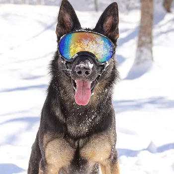 Nové Vonkajšie Športové Psa Okuliare Módne Pohode UV Ochrany Lyžovanie Psa slnečné Okuliare pre Stredne Veľké Psy, Motocyklové Okuliare