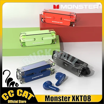 Monster XKT08 Bezdrôtové Slúchadlá Bluetooth Slúchadlá ENC Nízku Latenciu Hráč Slúchadlá Ľahká Váha Hifi Nepremokavé Inpx5 Slúchadlá
