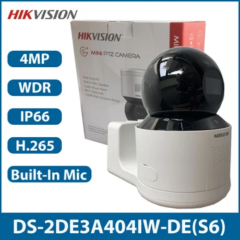 IP Kamery Hikvision 3-Palcový 4MP 4x Zoom IR, Vstavaný Mikrofón Zabezpečenia Ochrany CCTV Mini PT Dome Sieťová Kamera DS-2DE3A404IW-DE(S6)