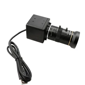 CS Varifokálny 5-50mm Globálne Uzávierky 120fps HD 720P Monochromatické Webcam UVC USB Kamera s puzdrom pre Android, Linux, Mac, Windows