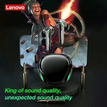100% Originálne Lenovo XT92 TWS Herné Slúchadlá Nízku Latenciu Bluetooth Stereo Slúchadlá Bezdrôtová 5.1 Slúchadlá s Mikrofónom