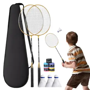 Raketa Badminton Set Badminton Set Pre Dospelých, 2 ks Ľahký Bedminton Zariadenia S Potu Absorpčné Grip Ideálne Pre Šport
