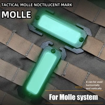 Taktické Molle Noctilucent Označiť Vonkajší Nástroje Plastové Molle Príslušenstvom Batoh Výstroj na Lov Turistika EDC Taška Svetelný Prívesok
